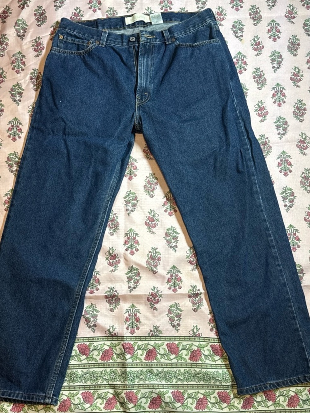 Levi's Men's Dark Blue Straight-Leg Jeans